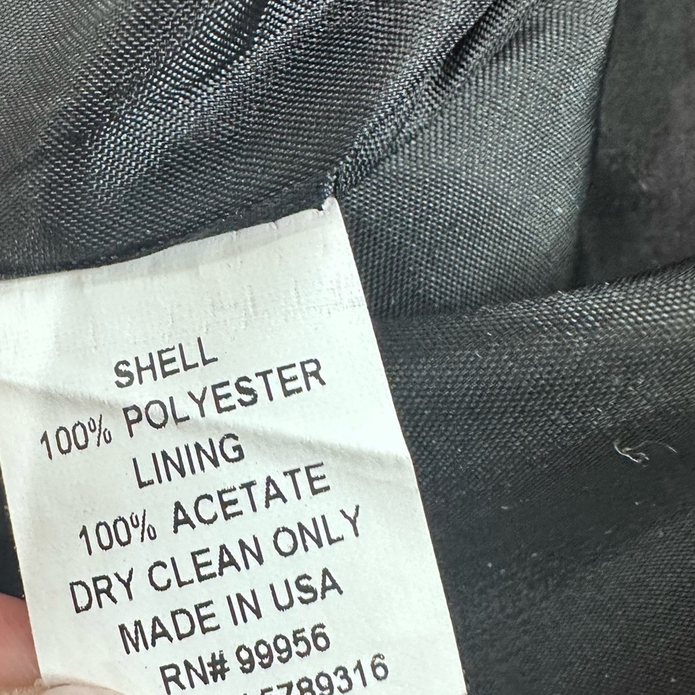 Shoshanna Stacie one shoulder ruffle cinched dress blue size 2 - Picture 9 of 9